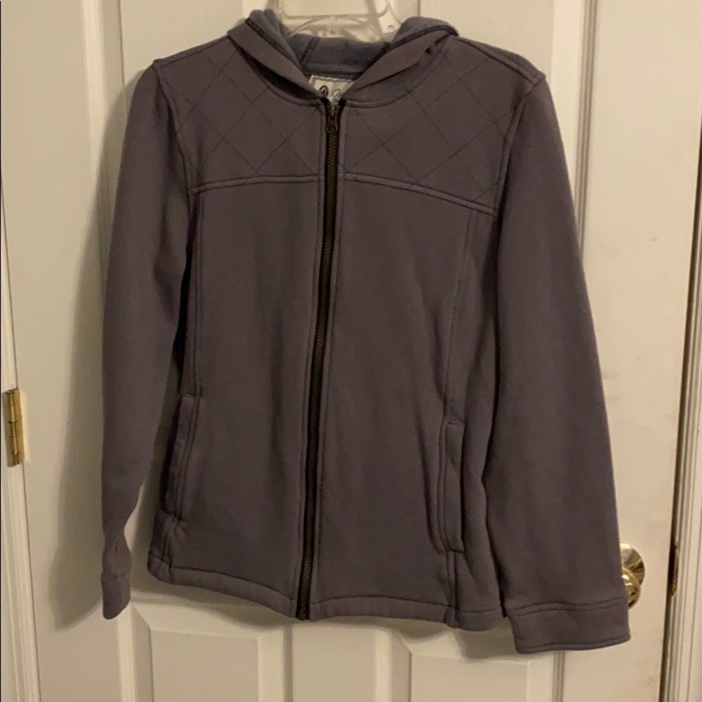 Zip up sweatshirt with hood